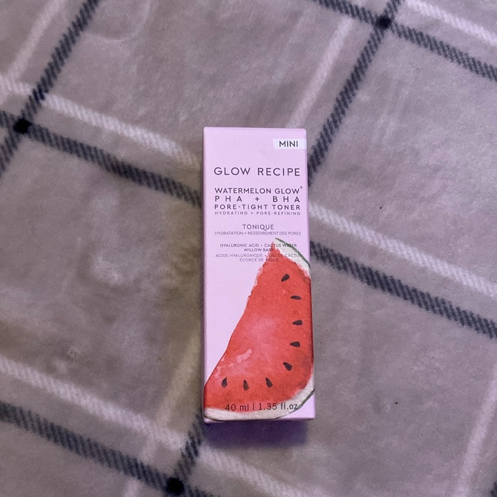 Mini glow recipe pore-tight toner